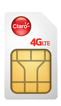 Claro Chip Postpago 4G LTE